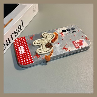 蝴蝶结刺绣小马适用oppoa3pro手机壳a2x新年a1棋盘格a97卡通a96立体a95a93a91a72a58a57a52a32a11a9a31a8a5软