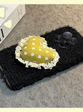 ins风蕾丝波点适用小米17手机壳15spro爱心14ultra毛绒13立体12spo秋冬季12x/11青春版10/mix4/8se/civi5/4/3