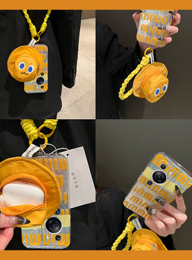 潮牌字母适用华为畅享70pro手机壳60x黄色优畅享50plus零钱包20se斜挎10e畅想z可背带9e日韩5g麦芒9硅胶8创意