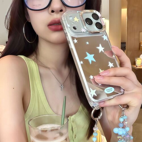 手机壳亚克力夏天化妆镜面ins风