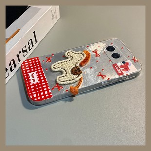 50se x60i 蝴蝶结刺绣小马适用华为荣耀500手机壳400pro新年300ultra棋盘格200lite卡通100立体90十80se x70i