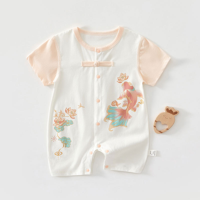 纯棉A类，夏季超薄婴儿衣服