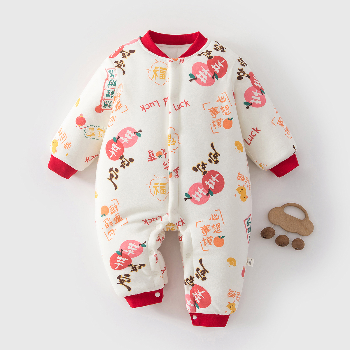 200g夹棉连体衣，A类纯棉