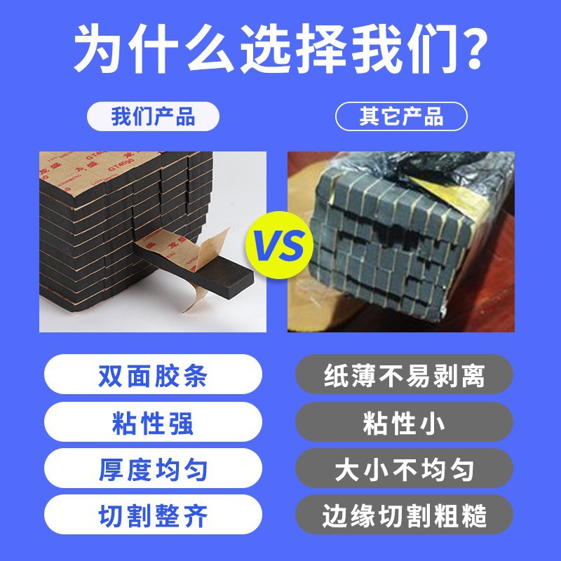 幕墙单双面胶条玻璃固定