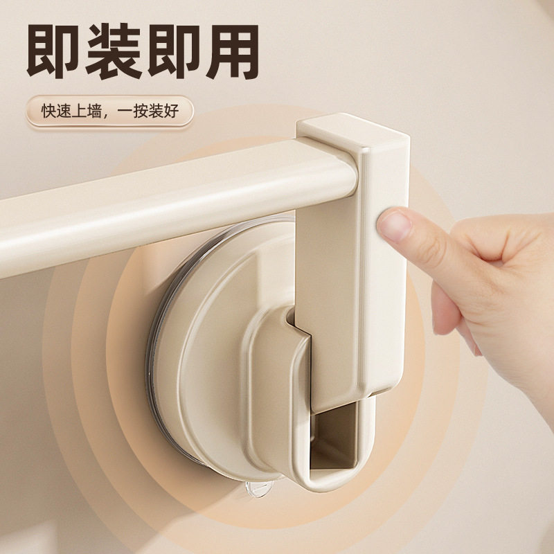 吸盘毛巾架卫生间免打孔