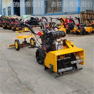 型四驱柴油除草机多功大马力草旋新耕开沟翻FLO地锄松土农能用碎