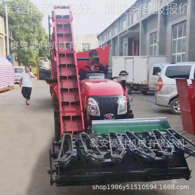 3行茎穗兼收玉米QDN扒收皮收获机板式割台式割摘穗玉获米收机背负