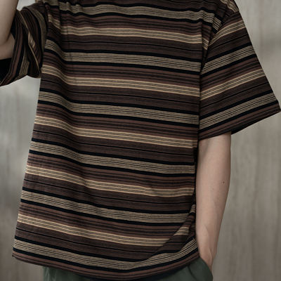 GWDS麻棉270克条纹短袖
