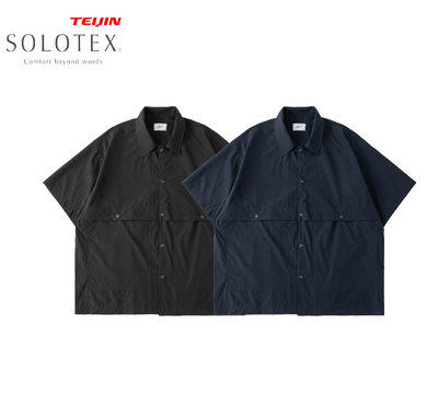 GWDS古巴领短袖休闲衬衫