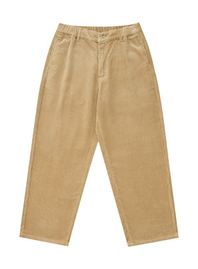 GWDS 匹马棉灯芯绒直筒长裤