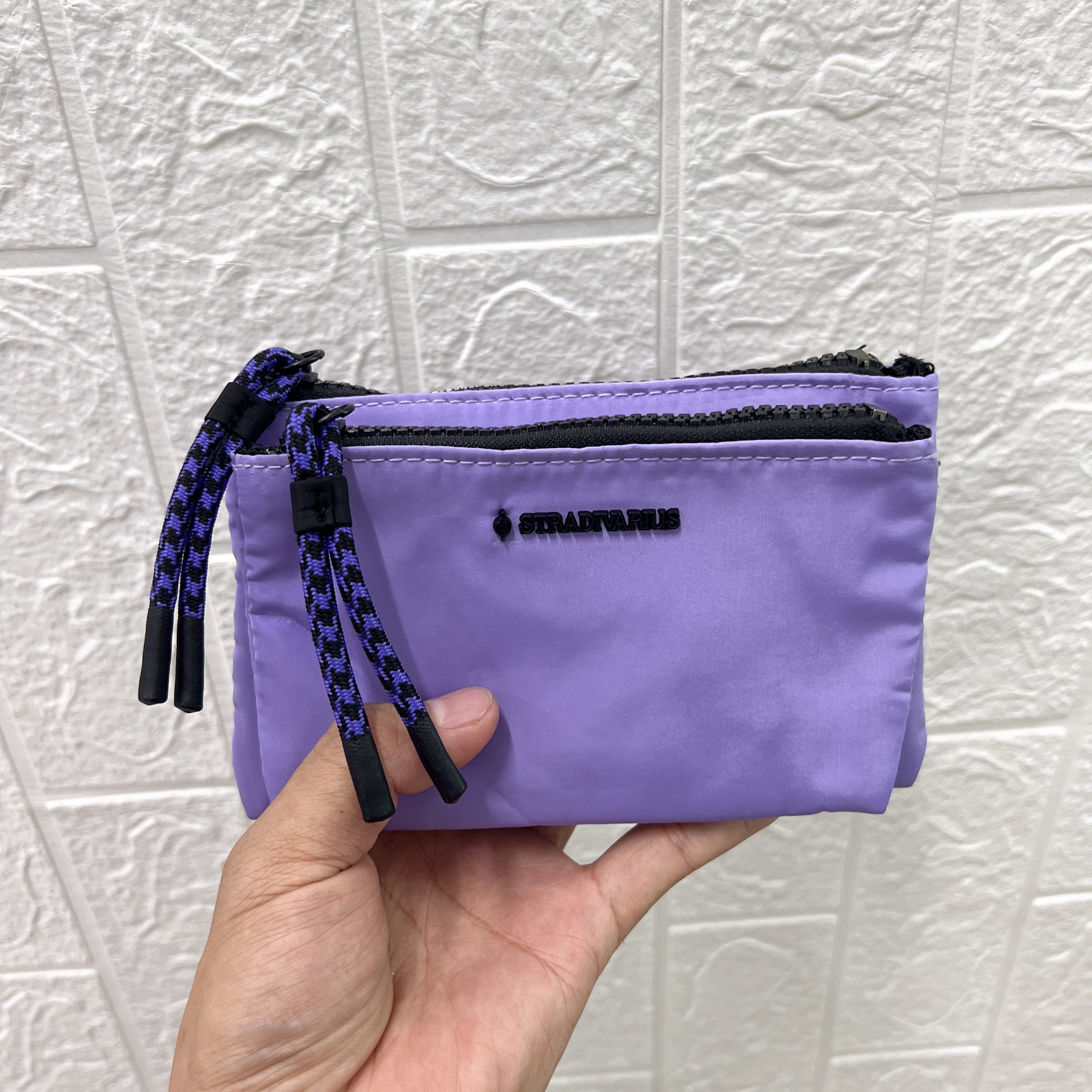 出西班牙stradivarlu音符女士尼龙布零钱包手拿包4.7寸手机包,箱包皮具/热销女包/男包,手拿包,淘宝优惠券,粉丝福利购,淘宝优惠卷