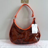 外贸尾货日单MOU..高质感时尚 潮流百搭女士果冻胶手提单肩腋下包