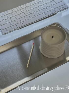 PGLP韩国ins不锈钢托 托盘长方形平盘收纳摆件食物盘烧烤盘304