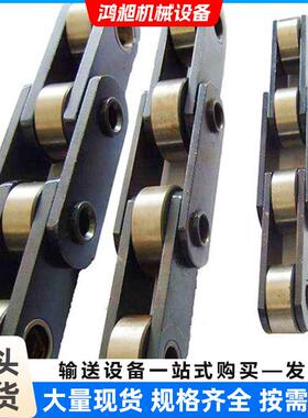 工业传动链条滚珠空心链条刮板机链条c2042大节距304不锈钢链条