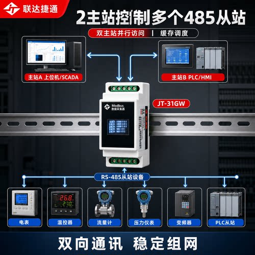 联达捷通rs485多主机显示集线器