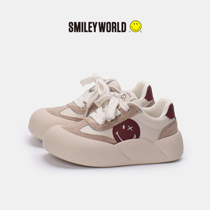 SMILEYWORLD笑脸板鞋2024秋季新款童鞋男女童韩版百搭运动休闲鞋