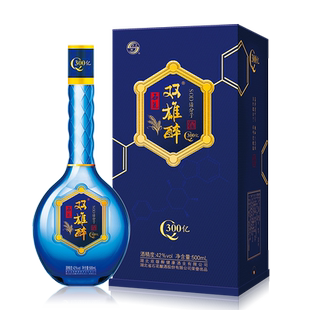 石花双雄醉Q300亿42度500ml*6礼盒装家宴喜宴用酒