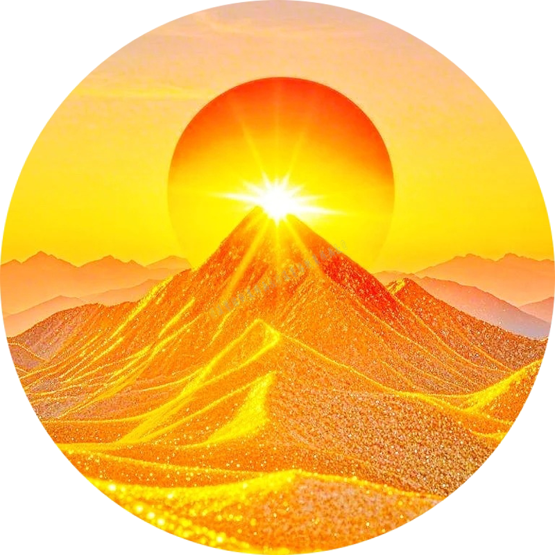 日照金山办公室招财贴画客厅卧室门窗沙发背景装饰画家用自粘贴墙