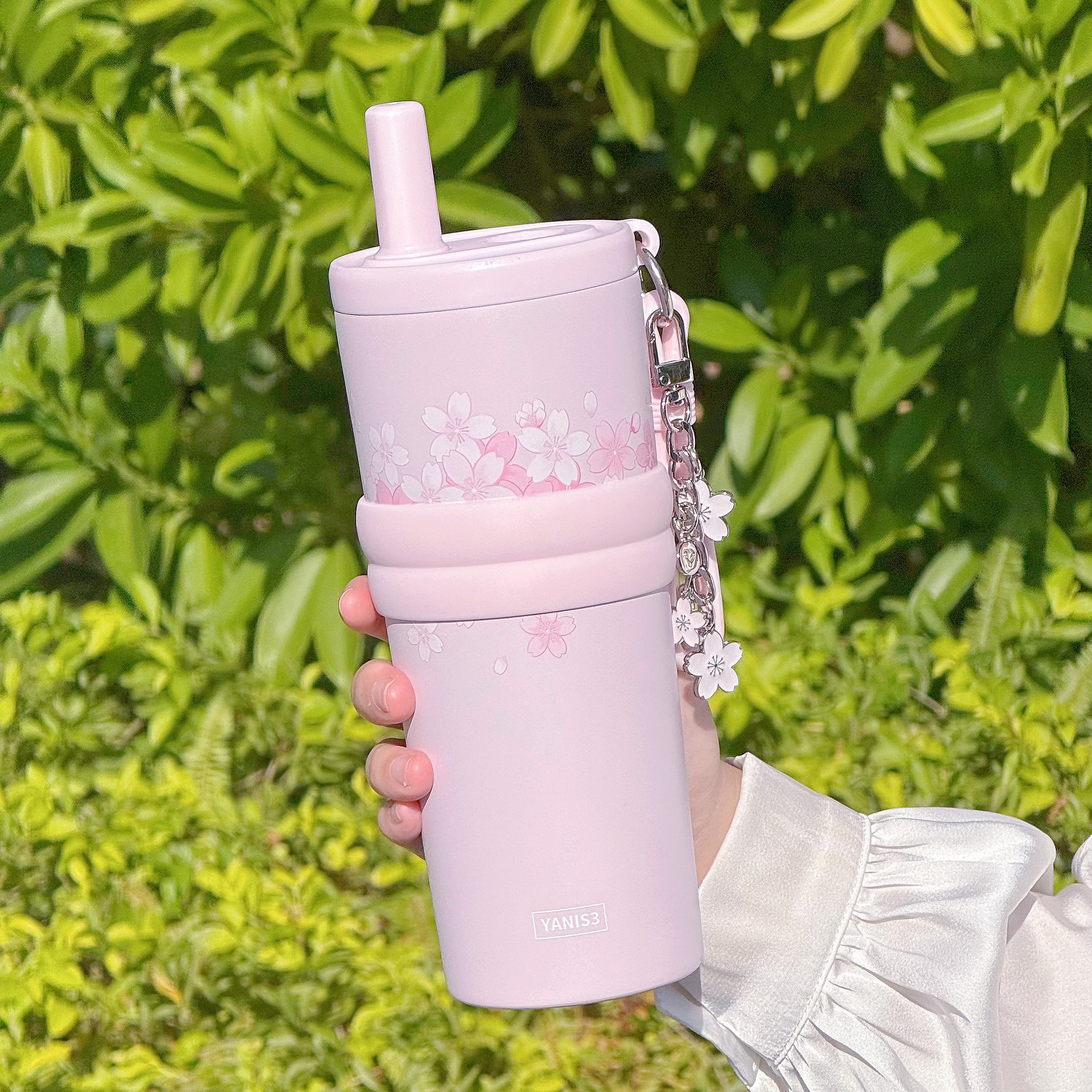 高颜值保温杯女生316L不锈钢水杯