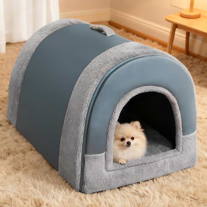 狗窝冬季保暖中大型犬冬天狗房子狗屋四季通用可拆洗宠物睡觉狗床