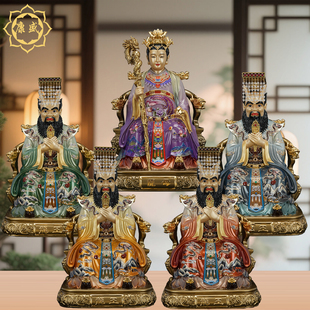 台湾工艺龙四海龙王佛像东海龙王爷西海龙王龙母神像家用铜像摆件