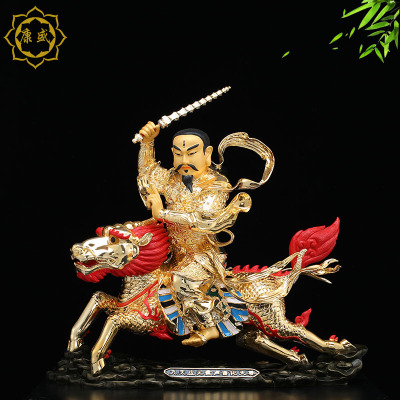 普化天尊神像纯铜家用摆件