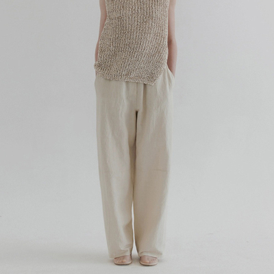 高腰通勤无长裤休闲裤