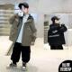 中大儿童男孩秋冬季 2025新款 加厚风衣双面穿潮 外套春秋款 男童春装