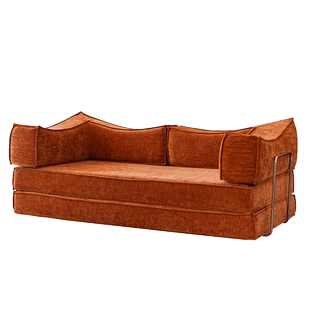 复古灯芯绒布艺沙发美拉德小户型客厅可拆洗懒人侘寂中古风沙发床