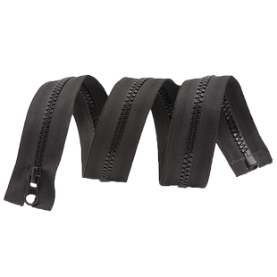 衣服拉链配件5号树脂塑料长拉锁可拆卸开尾羽绒服外套上衣拉链70