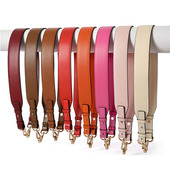 红色平纹真皮包带斜挎包肩带单卖女包宽肩带配件单肩包背带替换带