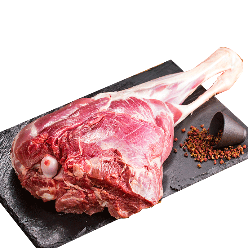 羊王肉业锡林郭勒草原散养羊腿整只羔羊后腿肉带骨羊肉烤炖
