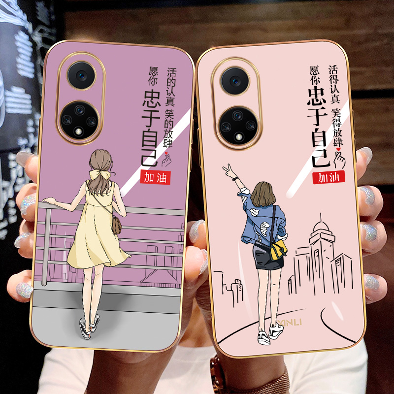 华为nova9pro手机壳naowa9por直边电镀rte-al00全包镜头防摔huawei软