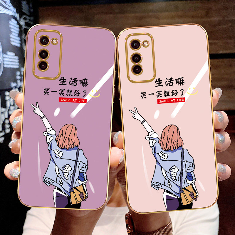 华为荣耀v30手机壳honorv3o直边电镀5gv三十全包镜头防摔oxf-an00软壳