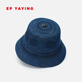 ZH10A 商场同款 YAYING雅莹女帽 民族风潮重工刺绣盆帽渔夫帽