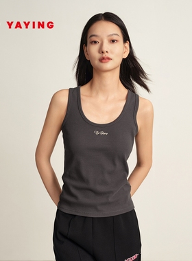 EP YAYING雅莹女装 运动风圆领修身背心 商场同款 5101A