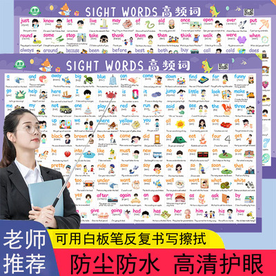 小学英语220个高频词挂图