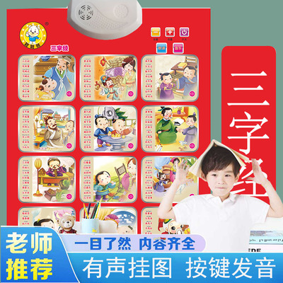 三字经幼儿早教有声挂图