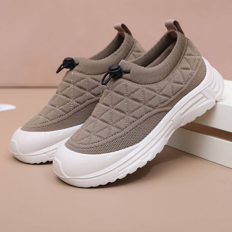 冬季2025新款北京布鞋加绒棉鞋轻便防滑休闲运动软底脚蹬妈妈,女鞋,时尚休闲鞋,淘宝优惠券,粉丝福利购,淘宝优惠卷