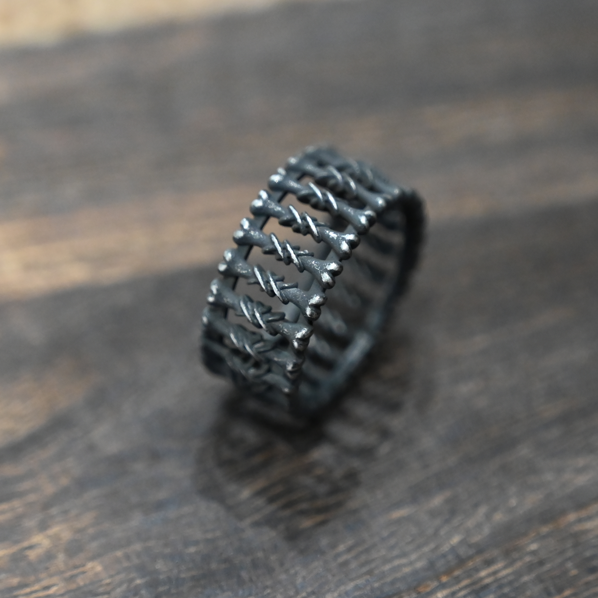 朋克个性欧美风潮流钛钢戒指饰品