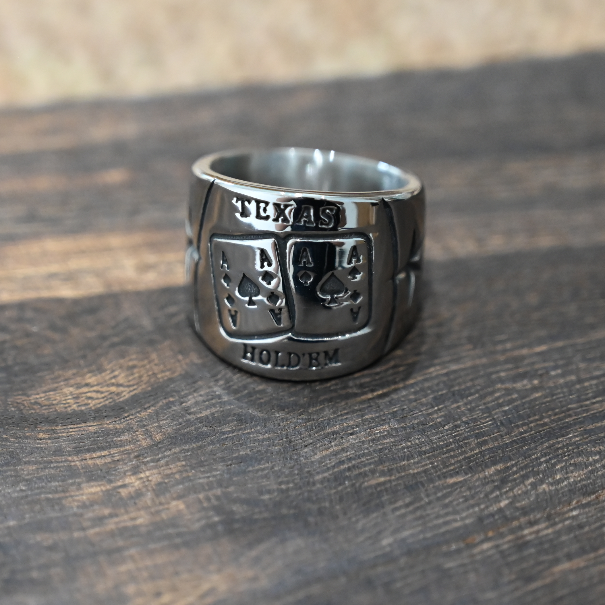 朋克个性欧美风潮流钛钢戒指饰品