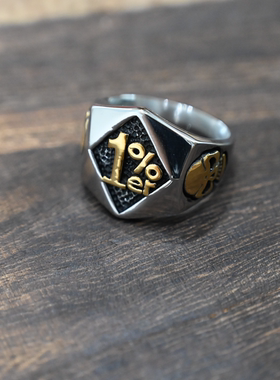 朋克个性欧美风潮流钛钢戒指饰品