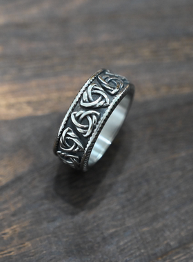 轻奢简约欧美风潮流钛钢戒指饰品