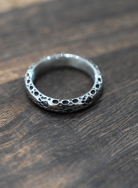 朋克个性欧美风潮流钛钢戒指饰品