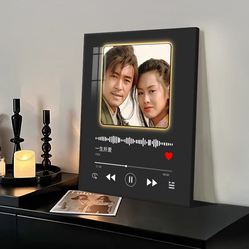经典电影主题曲发光装饰画潮流