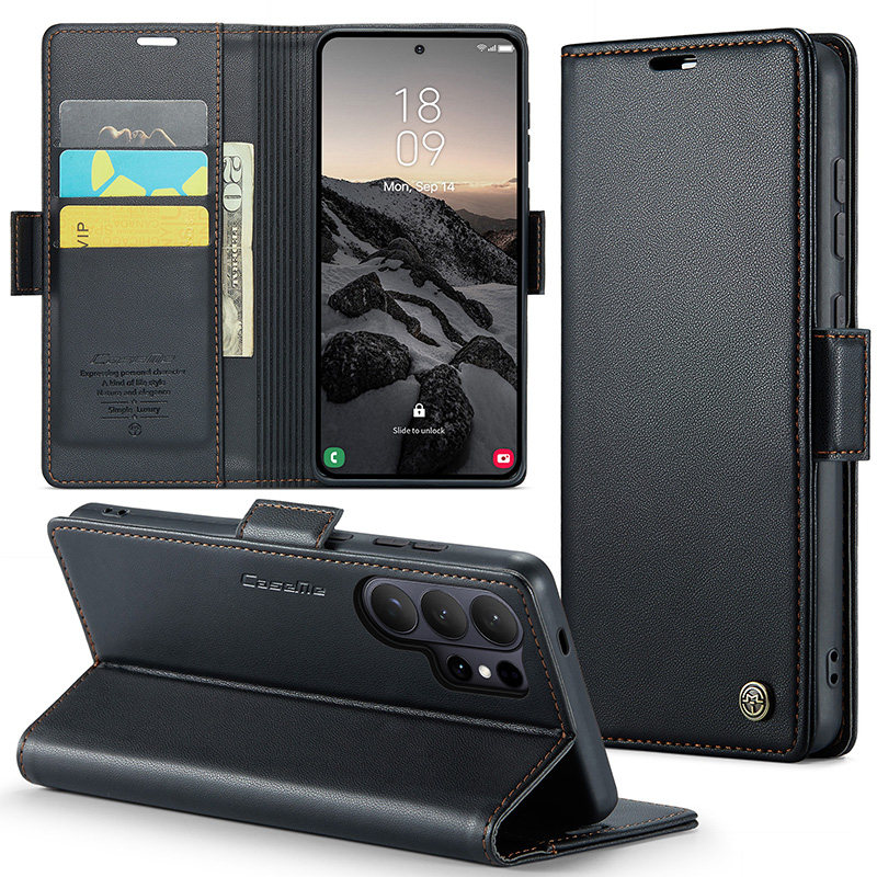 高级感保护套适用三星手机壳S26ultra磁吸5g皮套S26+plus搭扣S9480电话保护套全包镜头防摔商务男女插卡原装