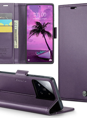 适用防油污磁吸皮套K80小米note13 5g红米note14pro/15手机壳note12Turbo/13新redmi插卡por翻盖防摔全包男女