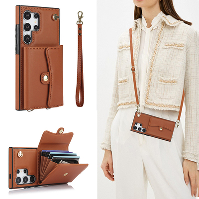 高级多功能插卡包皮套三星S25+