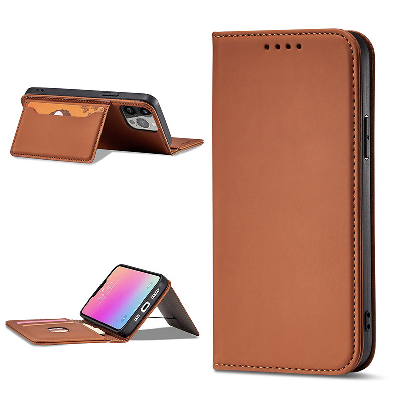 苹果iphonexs max手机壳6/7/8plus皮套商务钱包10翻盖式se2全包防摔se3保护套XR后插公交卡零钱包磁吸支架max