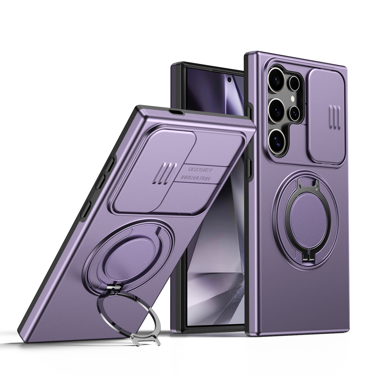 适用新款三星S26Ultra 5g手机壳S26+plus车载磁吸壳S26U磨砂支点外壳S9480带指环支架全包镜头保护套简约防摔